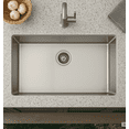 thumbnail image 3 of Évier de Cuisine Encastré en Acier Inoxydable - Bol Simple de 27 Pouces - Calibre 18, 3 of 3