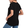thumbnail image 4 of LSLJS T-Shirts d'Allaitement de Maternité pour Femmes à Manches Courtes et Col Rond, T-Shirts d'Allaitement, Hauts de Grossesse, Vêtements d'Été de Maternité, 4 of 6