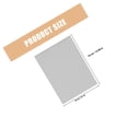 thumbnail image 2 of BRIGHTFUFU School Binders Document Binder Simple Design File Storage White 1Pack, 2 of 8