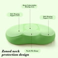 thumbnail image 4 of Foam Sleeping Pillow with Slow Bounce Memory Foam | Contoured Neck Support Pillow for Sleeping | Ergonomic Cushion for Head and Neck Protection | Versatile Support Pillow for Home, Bed, and Sofa Use, 4 of 6