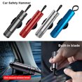 thumbnail image 3 of Thinsony Window Breaker And Cutter For Car Safety - Aluminum Alloy Easy To Carry Small In Size Car Safety Hammer red 1Set, 3 of 6