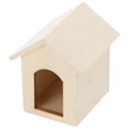 thumbnail image 4 of CIMAXIC Modèle de Chenil mini 1 Pce Modèle de Chenil mini Maison en Bois Simple Modèle Micro Scène Ornement, 2.17"X2.01"X2.36 Pouces, 4 of 5