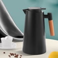 thumbnail image 4 of Yhmxh Insulated Kettle Home Use Press Kettle Double Glass Liner Handle Beechwood Strong Heat Preservation Press A Button Out Of Water Kitchen Essentials Home and Kitchen Kitchen Tools, 4 of 6