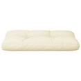 thumbnail image 2 of vidaXL Pallet Cushion Cream 80x40x12 cm Fabric, 2 of 5