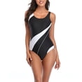 thumbnail image 2 of EQWLJWE Bikini pour Femmes Dames Ensembles Bikini Plage Maillot de Bain Femmes Patchwork Maillot de Bain Femmes Dames Ensembles Bikini Plage Maillot de Bain Coupe Ajustée Pièce Maillot de Bain une-Pièce Ensemble Bikini, 2 of 6