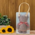 thumbnail image 3 of Ingenious Warp Knitted Pineapple Reseau Towel Gift Bear Towel High Density Fleece Gift INS Style, 3 of 4