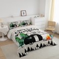 thumbnail image 3 of Erosebridal Literie de Camping pour Enfants, Ensemble de Couette Complète, Couette de Véhicule Récréatif, Décoration de Camping Joyeux, Réversible 3 Pcs, 3 of 7