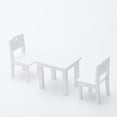thumbnail image 1 of Meuble Simulateur de table et Chaise pour Enfants, 3 Pcs, Blanc, 1 of 5