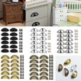 thumbnail image 3 of 12Pcs Cup Pull Shell Handles Half Moon Kitchen Cupboard Cabinet Door Drawer, 3 of 7