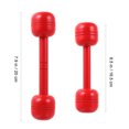 thumbnail image 2 of IFANLANDOR 2pcs Toddler Dumbbells Weights Set Red for Indoor Playtime, 2 of 8