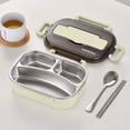 thumbnail image 4 of Ycandiee Stainless Steel Bento Boxt, Reusable Stainless Steel Lunch Box for Hot Food with Durable Plastic & Soft Rubber Cover, Hot Food Lunch Container, 4 of 4