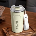 thumbnail image 1 of Cagogo under $5 Travel Mug, Stainless Steel Insulated Coffee Cup, Smart Temperature Display Travel Mug, 510ml Thermos with Handle, Car Office Use, 1 of 4