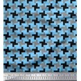 thumbnail image 1 of Soimoi Georgette Viscose Fabric Abstract Geometric Print Fabric by The Yard 42 Inch Wide, 1 of 3