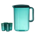thumbnail image 1 of Wzzjkit Plastic Pitcher, Clear Water Pitcher with Lid, Fridge Jug, Shatterproof, Great for Iced Tea, Sangrias, Lemonade, Milk, Large Capacity Tea Pitcher, 1 of 6