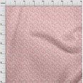 thumbnail image 4 of oneOone Polyester Spandex Dark Peach Fabric Floral Sewing Material Print Fabric By The Yard 56 Inch Wide, 4 of 5