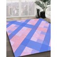 thumbnail image 3 of Ahgly Tapis Rectangulaire Lavable en Machine Intérieur Transitionnel Violet, 2 Pieds x 3 Pieds, 3 of 7
