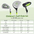 thumbnail image 3 of Ultimate Maillet Junior de 27 Pouces pour Enfants avec Tige en Acier Inoxydable et Couvre-Chef Vert, 3 of 10