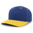 thumbnail image 1 of Pacific Headwear Cotton-Poly Hook-And-Loop Adjustable Cap 302C Royal/Gold Os, 1 of 1