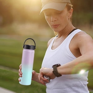 Wzzjkit Insulated Water Bottles Surf Waves Ocean Beach - Stainless Steel Metal Water Bottle - Reusable for Travel