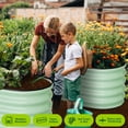 thumbnail image 2 of EDTara Large Oval Raised Planter Beds, 2-Pack Metal Garden Boxes With Open-Ended Base for Growing Vegetables and Flowers, 2 of 9