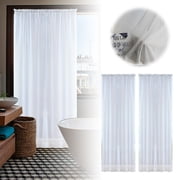 Experience With Our Solid Color Semi Sheer Window Curtains Design Meets Functionality 54 Curtains Cloth Shower Curtains for Bathroom Shower Curtain Liner Sheer Curtains 84 42x63 Curtains 2 Panels