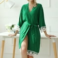 thumbnail image 1 of LSLJS Pyjama d'Intérieur Mode pour Femmes Pyjama à Manches Longues pour Femmes Chemises de Nuit Peignoirs d'Intérieur, Peignoirs Cadeaux pour Femmes, 1 of 6