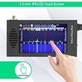 thumbnail image 3 of Shortwave  Receiver, LCD Touch Screen DSP SDR  Receiver Aluminum Alloy Shell 100KHz To 149MHz  for Travel, 3 of 8