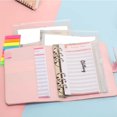 thumbnail image 2 of 27 Pack A6 Pocket Binder Sets A6 Binder Zipper Pockets Expense Budget Sheets Cash Envelope Labels Stickers Neon Page, 2 of 6