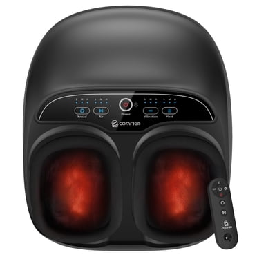 COMFIER Foot Massager with Heat, Shiatsu Feet Massager Machine for Plantar Fasciitis, Gifts