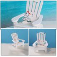 thumbnail image 2 of 1Pack Simulated Beach Chair Model White Wood Seaside Decorations For Home Decor, 2 of 8