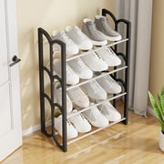 TopLLC Shoe Rack Shoe Rack Storage Organizer With 4 Tiers Metal Shelves For Bedroom Closet Entry Dorm Room Shoe Rack