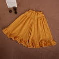 thumbnail image 4 of Liyamei Girls' Solid Color Lace Wide Leg Pants,4-5 Years, 4 of 5