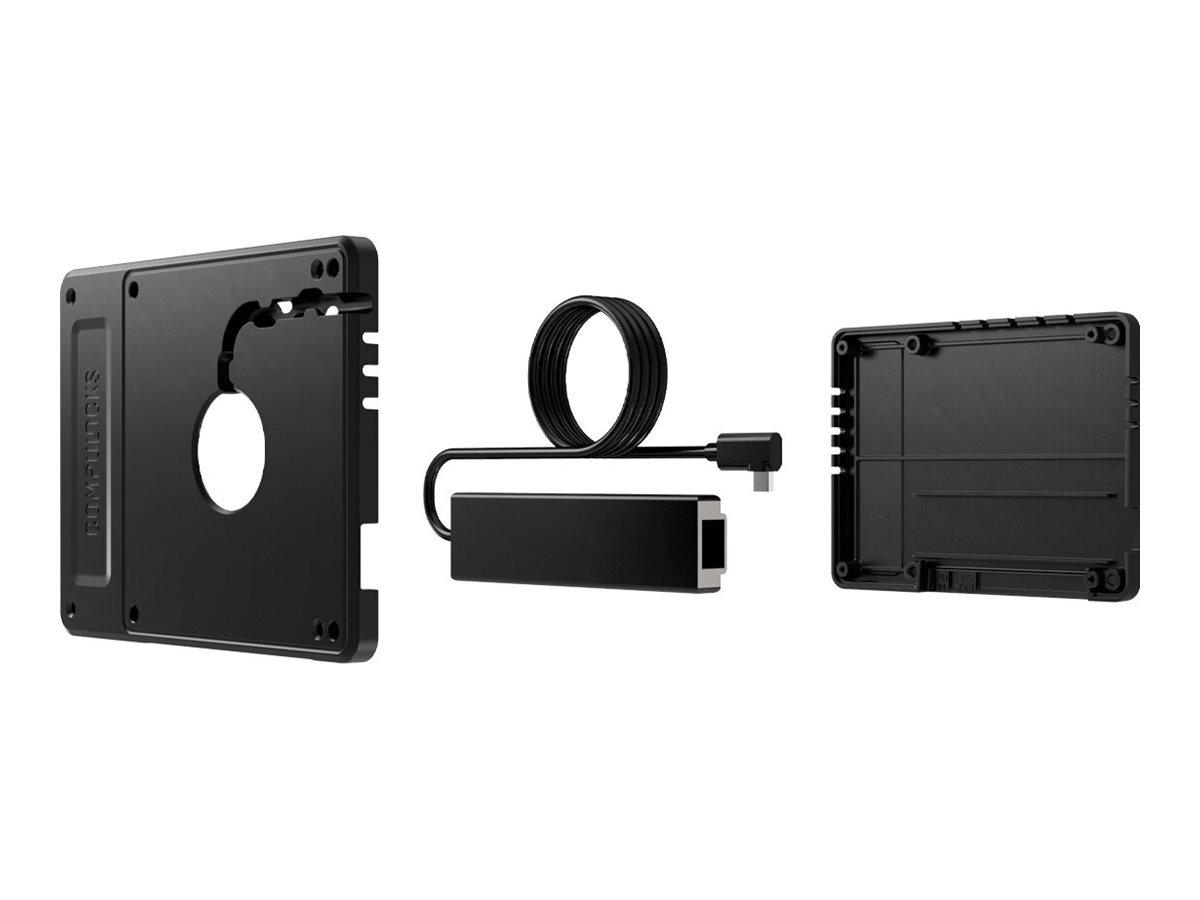 Compulocks Plus Hub Boîtier VESA Noir - station d'Accueil - USB-C - HDMI - LAN 10 Mo