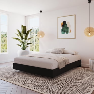 Nexera Corbo Platform Bed, Black