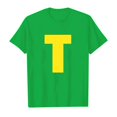 thumbnail image 4 of TZEWGL Cute Shirt For Kid Letter Printed Short Sleeve Print Crewneck Top For Newborns size 5-6T, 4 of 4