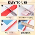 thumbnail image 4 of EIGTHTAIL 3/4 Inch x 65.6ft Bookbinding Repair Tape Black Fabric Tape Adhesive Duct Tape Safe Cloth Library Book Seam Sealing Craft Tape for Bookbinders Hinging Sofa Cord Cable Webbing Re, 4 of 7