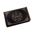 thumbnail image 2 of Xuanheng Wooden Tarot Box Card Holder Small Game Cards Collectible Tarot Storage Case Round, 2 of 8