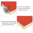 thumbnail image 4 of Unique Bargains Wood Bird Perch Stand Parrot Stand Platform Cage Accessory Paw Grinding Clean, Red, 4 of 5