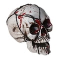thumbnail image 2 of EGNMCR Halloween Decorations, Halloween Skeletons Plastic Realistic Fake Simulation Human Skull HeadBone Model Halloween Prop Realistic Mini Skeleton Spooky Halloween Decoration A Skeleton, 2 of 5