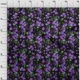 thumbnail image 3 of oneOone Rayon Purple Fabric Floral Fabric For Sewing Printed Craft Fabric By The Yard 56 Inch Wide, 3 of 4