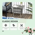 thumbnail image 4 of Outsunny Rattan End Table with Full Woven Top, Outdoor Coffee Table, Grey, 4 of 10