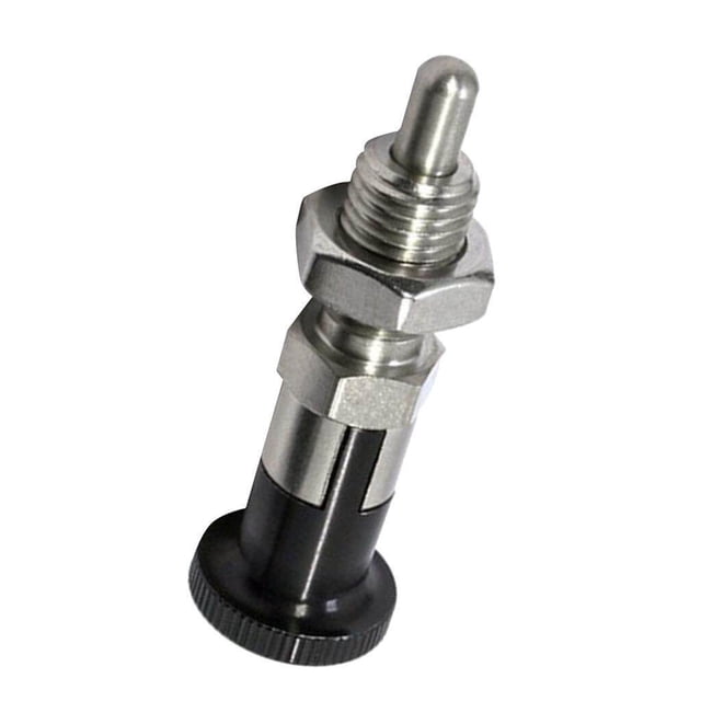 Bouton d'Indexation en Acier Inoxydable à Ressort, Tige de Poussée d'Indexation en Acier Inoxydable Sans Verrouillage, Goupille de Poussée d'Indexation SXYKN16 M16