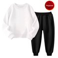 thumbnail image 2 of LIJCC Ensemble Deux Pièces pour Filles, Automne et Hiver, Chandail à Col Rond Rembourré et Pantalon, 2 of 4