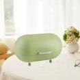 thumbnail image 3 of Abbracc Bread Food Storage Box Counter Bread Box Bread Storage Container Metal Bread Box green, 3 of 9