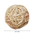 thumbnail image 3 of 10PCS 1.97in Parrot Chew Ball Hollow Assorted Bird Vine Ball Parrot Wicker Ball, 3 of 10