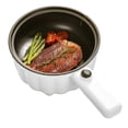 thumbnail image 4 of Electric Hot Pot with Long Handle Mini Non Stick Multifunction Electric Cooker for Home Dorm Office, 4 of 5