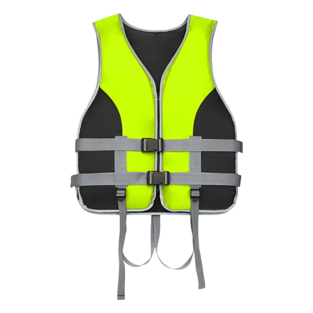 High Buoyancy Adult Life Jacket with Reflective Strips for Water Safety Adjustable Buckles, Ergonomic Design for Swimming, Boating, and Emergencies