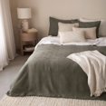 thumbnail image 1 of Bouclair Green Alkin Duvet Cover Set King, 1 of 6