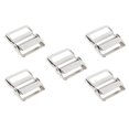 thumbnail image 3 of 5pcs Metal Buckle Slider Adjustable Backpack Strap Buckle , , 40mm, 3 of 8