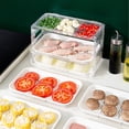 thumbnail image 4 of Yhmxh Bathroom Organizer Bathroom Storage Kitchen Multi-Function Fruit and Vegetable Preparation,Side Dish Stacking Storage,Punch- Household Hot Pot Dish,Kitchen Sundries Rack bathroom rack, 4 of 6